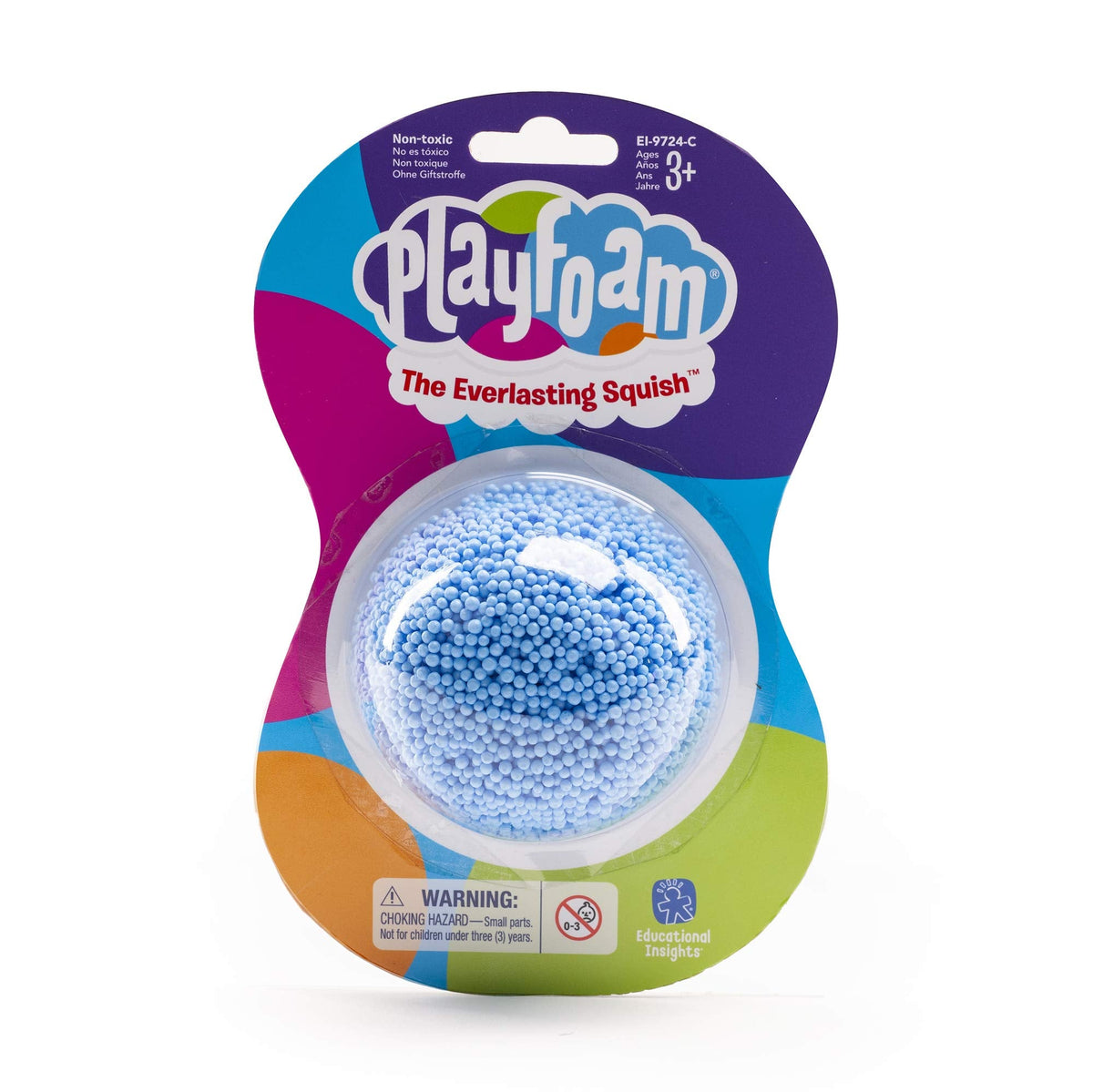 Schylling NeeDoh Rainboh Teenie - Sensory Squeeze Toy - Contains 6 Mini Groovy Globs - 1.5" Wide - Multicolored
