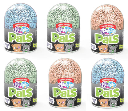 Schylling NeeDoh Rainboh Teenie - Sensory Squeeze Toy - Contains 6 Mini Groovy Globs - 1.5" Wide - Multicolored